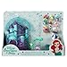 Disney Store Official Princess Micro Toy Set – The Little Mermaid – Set Includes Micro Figures of Ariel, Flounder, Sebastian, & her Palace – Portable Playset – Perfect for Fans of Disney Princesses