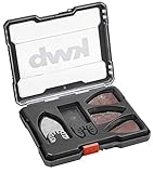 kwb Multitool-Zubehör im 14-teiligen Set, CV Tauchsäge-Blatt Ø 32 mm, Schleif-Finger mit Kletthaftung inkl. 12 Kletthaft-Schleifscheiben, je 4 x K-40, K-80 u. K-120
