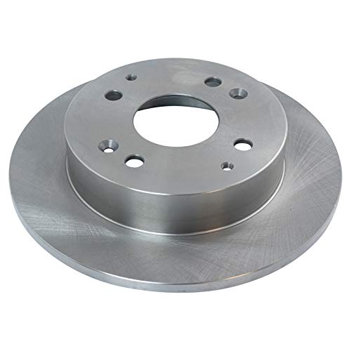 Image of TRQ Rear Brake Pad and Rotor Set Semi Metallic