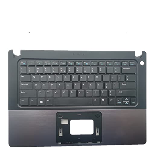 Clavier pour Dell Vostro 5470 et coque C noire de remplacement disposition US