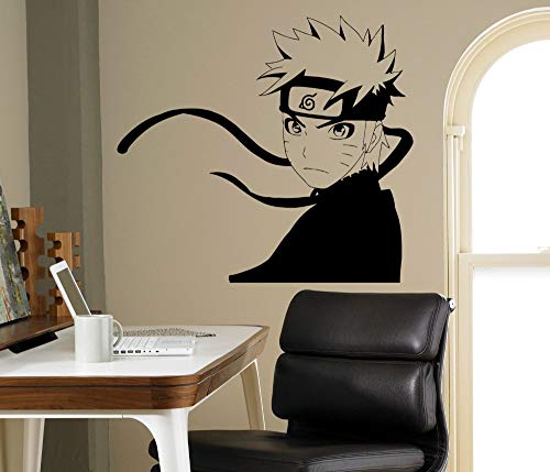 Tianpengyuanshuai Japonais Manga Mur Ninja célèbre Motif étanche Peinture Murale Autocollant garçon Chambre Dessin animé décoration 57X65 cm Cover