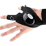 ★MATERIAL: alimentado por dos pilas de botón, el material de algodón es ligero y suave, se adapta perfectamente a la mano y la elasticidad permite que los guantes se muevan libremente. Lavarse las manos no afectará el uso normal, pero no debe remojarse en agua durante mucho tiempo.