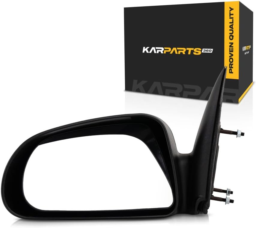 For Dodge Dakota 2005-2011 Door Mirror Driver Side | Non-Folding | Manual | Textured Black | Non-Heated | Replacement For CH1320219 | 55077621AD