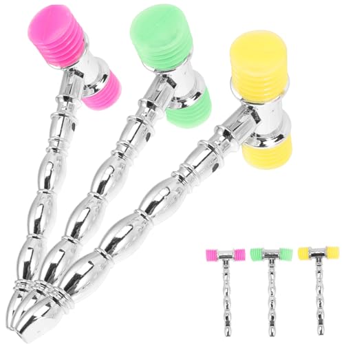 Kisangel 6pcs Small Hammer for Multi Functional Party Pounding Props for Cheering and Cake Mallets Fun present for Birthday Celebrations Random Color