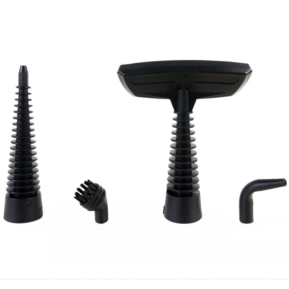 BAKAJI Pulitore a Vapore Portatile, Vaporizzatore con Manico Ergonomico, Potenza 1050 Watt, Capacità 0,25 litri 4 Accessori, Ideale per Cucina, Pavimento, Bagno, Lavandino e Disinfettare Piccoli Spazi