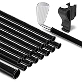 Golf Bag Tubes Set of 14 (1.25'') + 1 (1.5'') for Fat Putter Grip, Club Protection Sleeves, Dividers & Organizer, Travel Accessory for Golf Bag Separation and Organization with Putter Clip