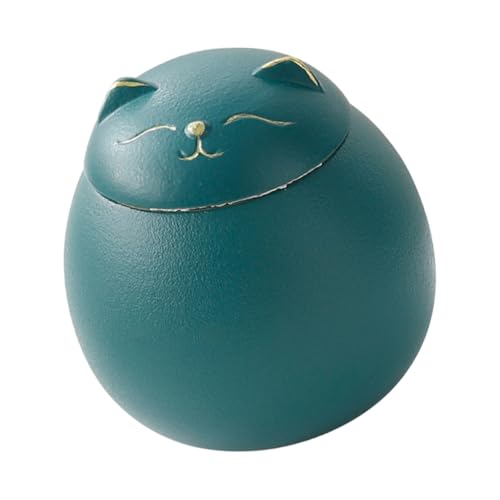 MOTHNUR Barattolo Per Tè in Ceramica Piccolo Sigillato, Contenitore Ermetico Portatile Per Conservazione Foglie Di Tè Decorativo e Resistente