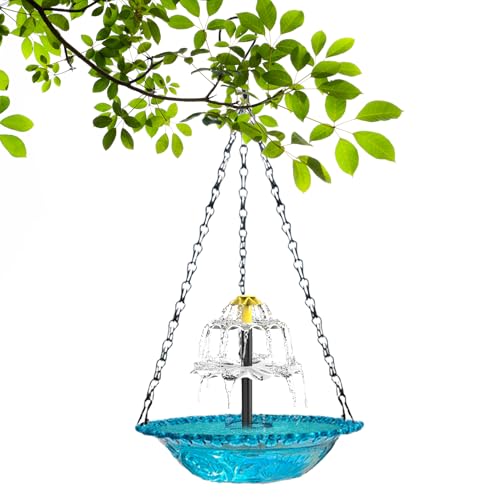 Ciotola da bagno per uccelli Fontana solare - Caratteristica 'acqua ad energia solare | Pompa galleggiante a spruzzo morbido, design facile configurazione, funzionamento ecologico per la