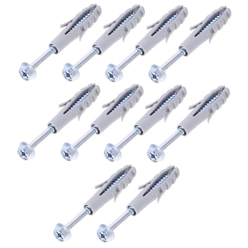 NIYANGLE 10 Ensembles d'expansion pour l'installation d'une hotte de Cuisine sur Un Support TV Ancrages de Montage TV pour cloisons sèches boulons téléviseurs de hotte aspirante