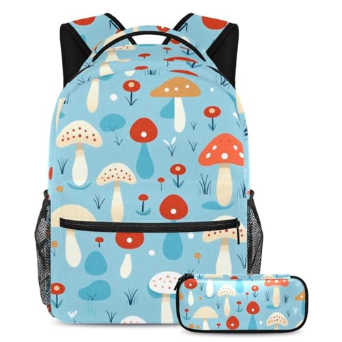 Cartable pour enfants ergonomique anti mal de dos avec sa trousse de rangement assortie