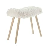 FRANK FLECHTWAREN Hocker Kuschelfell