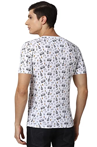 Image of Van Heusen Men's Cotton Slim Fit T-Shirt