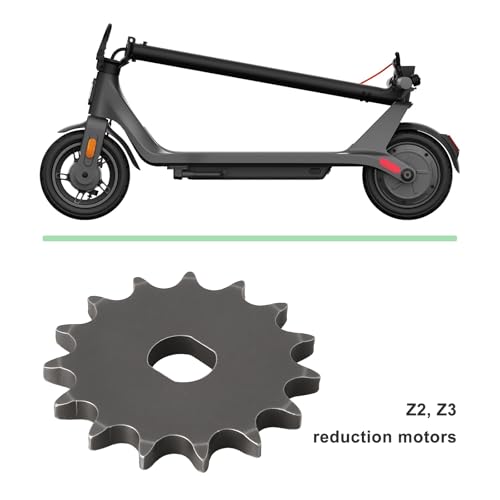 Briny River Elektroroller Motorritzel 15T T8F Ritzel Kompatibel mit Razor EVO IZIP 500W 1000W, Z2 Z3 Getriebemotoren