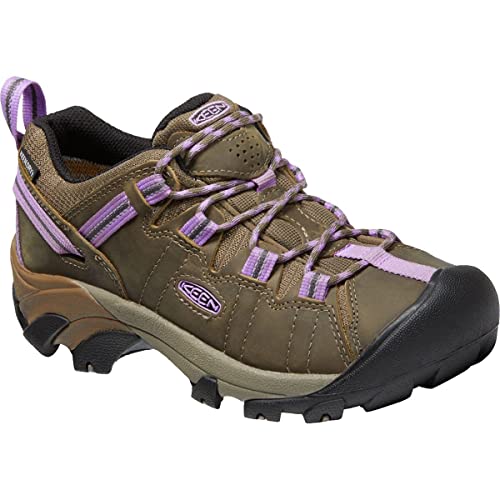 KEEN Sapato feminino de caminhada Targhee 2 de altura baixa à prova d'água, Timberwolf/English Lave