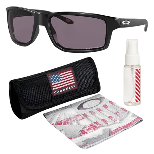 Image of Oakley GIBSTON OO9449 Rectangle Shape Sunglasses With Official Eyewear Kit | Men's Sunglasses