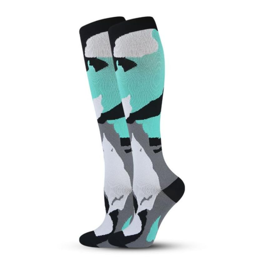 Image of 6Pairs Compression Socks (20-30mmHg) for Men & Women - Best Socks for All Day Wear!L /XL