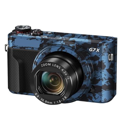 G7XII �J�����J�o�[ �X�L���X�e�b�J�[ �ɓK������ Canon G7X Mark II �J�����v���e�N�^�[ �t�B���� �X�L�� ���h�~ �ی� ���� �ϖ��Ր� (�i�C�g�u���[)