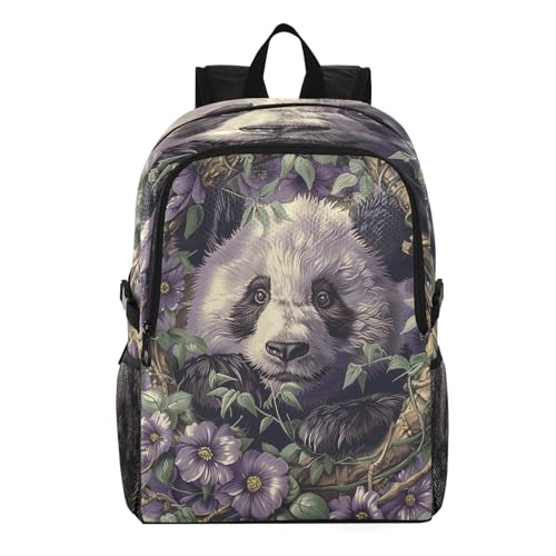 Sac à dos pliable panda mignon étanche pour les sorties en famille
