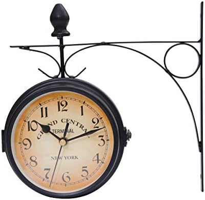 WINOMO European Antique Style Double Side Wall Clock Creative Classic Clocks