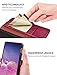 KILINO Galaxy S10e Wallet Case [Premium Leather] [Soft TPU] [RFID Blocking] [Shock-Absorbent Bumper] [Card Slots] [Kickstand] [Magnetic Closure] Flip Folio Cover for Samsung Galaxy S10e - Burgundy