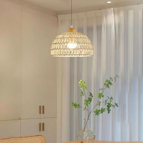 Lámpara de cáñamo boho para rincones llenos de calma y hogar 4