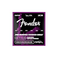 String Gauge .010, .013, .015, .026, .032, .038 Jimi Hendrix set the music world on fire with his rule-breaking playing style and one-of-a-kind tone. Make a fundamental piece of his full, warm tone yours by winding up a set of Jimi Hendrix Voodoo Chi...