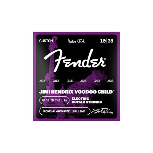 Fender Hendrix Voodoo Child Electric Guitar Strings, Nickel Plated Steel, Ball End .010-.038 - image 1