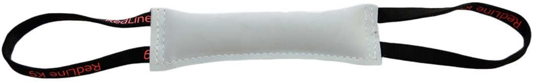 REDLINE K-9 Premium Leather Bite Tug Toy 2 Handle 3" X 12"