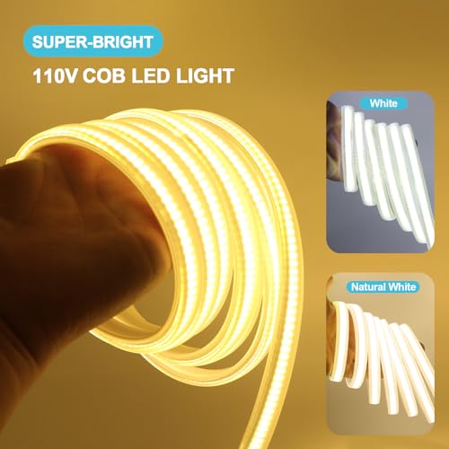 Tira de LED COB KISUFU 110V 0.5m Dimable Resistente Agua miniatura 4