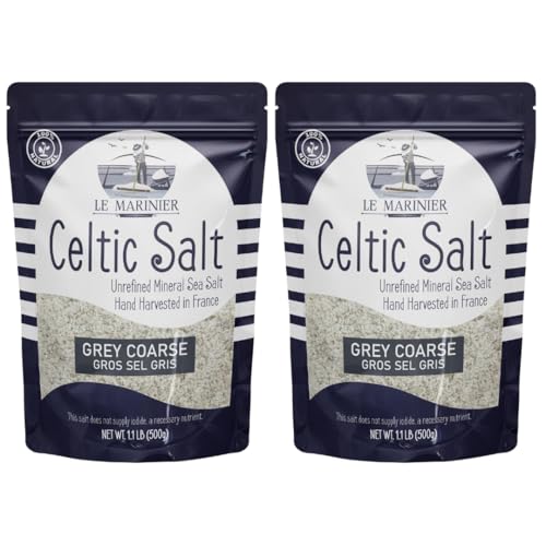 Le Marinier French Sea Salt Grey Coarse, 1.1lb - 18oz Pack of 2. ...