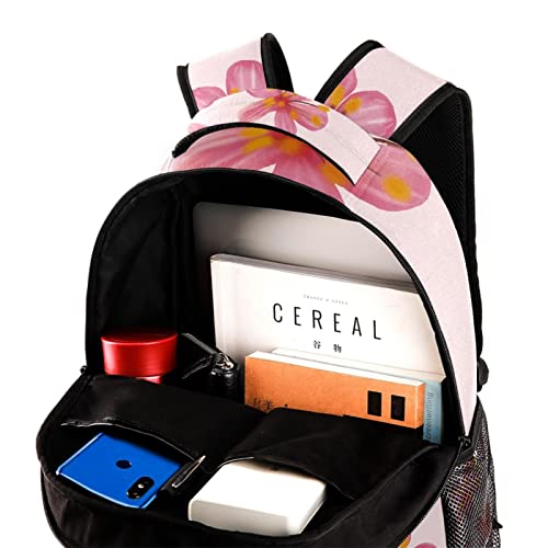 Bolsos de hombro tipo mochilas ligeras para camping y excursiones con estampado de flores 4