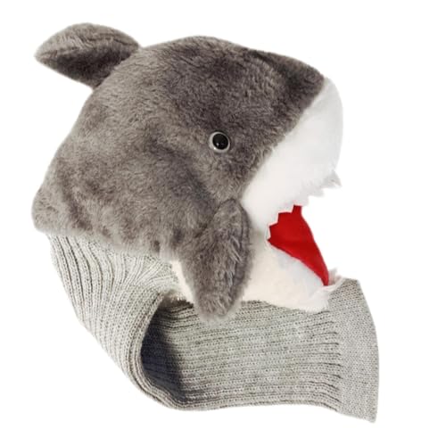 Housse de club de golf requin en peluche souple pour protection de tête de club