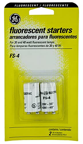 General Electric 80620 Ballast 30- and 40-Watt Fluorescent Lamp Starters General Electric 80620 Ballast 30- and 40-Watt Fluorescent Lamp Starters