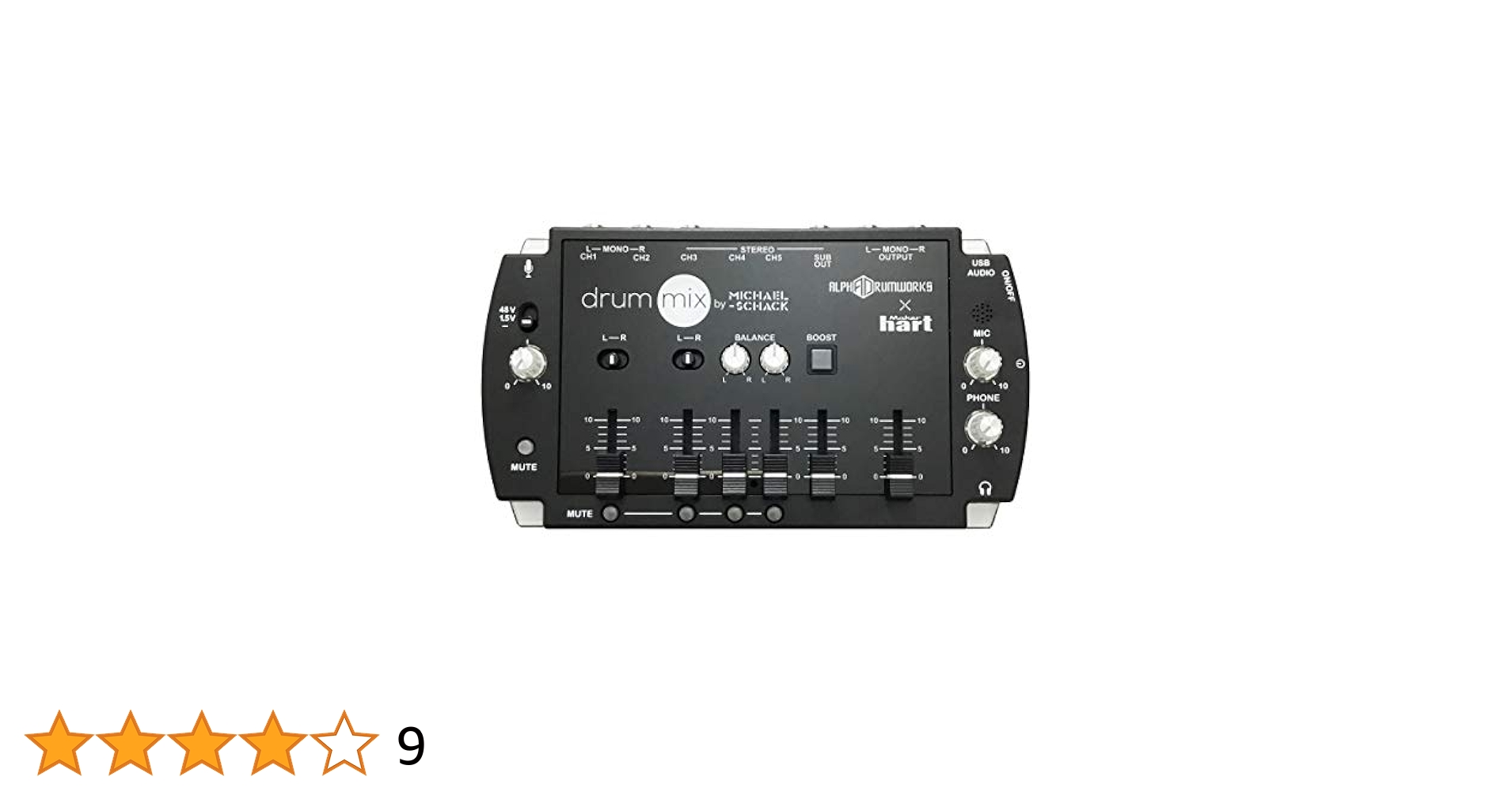 Amazon | Maker hart ドラムミキサー コンパクト 6 Ch マルチ