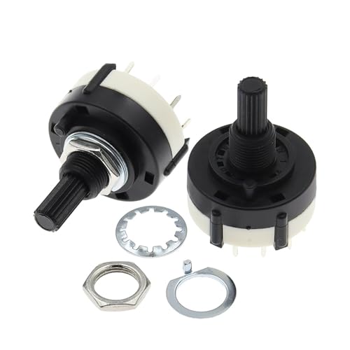 Interruptor de banda RS26 2P6T con selector giratorio de alta precision mecanica