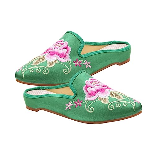Chaussures d'intérieur et extérieur pour femme : le confort brodé en taille 40