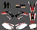 Arrière-Plans Graphiques Kits d'autocollants pour Honda CRF450R CRF450 2002 2003 2004 CRF 450 450R CRF 450 R DAFEIJI (Color : 0093)