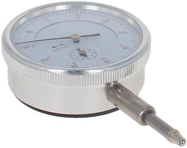 Utoolmart Dial Indicator 0-10mm 0.01mm Accuracy Metric Metal Precision Measuring Tool for Machinist Engineer 1pcs