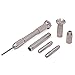 Generic Pin Vise Hand Drill Drilling Tool Stainless Pin Vise Walnut Reusable Plastic 10-piece set for pearls, etc. No power supply required