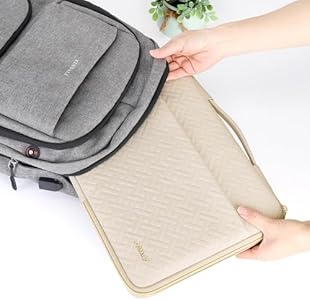 TECOOL 13,3 inch laptoptas Sleeve Case voor MacBook Air 13 13,6 M4 M3 M2 M1 (2012-2025), MacBook Pro 13/14 (2012-2024), 13,3'' Acer HP Lenovo Dell Surface laptop beschermhoes,Donkerblauw