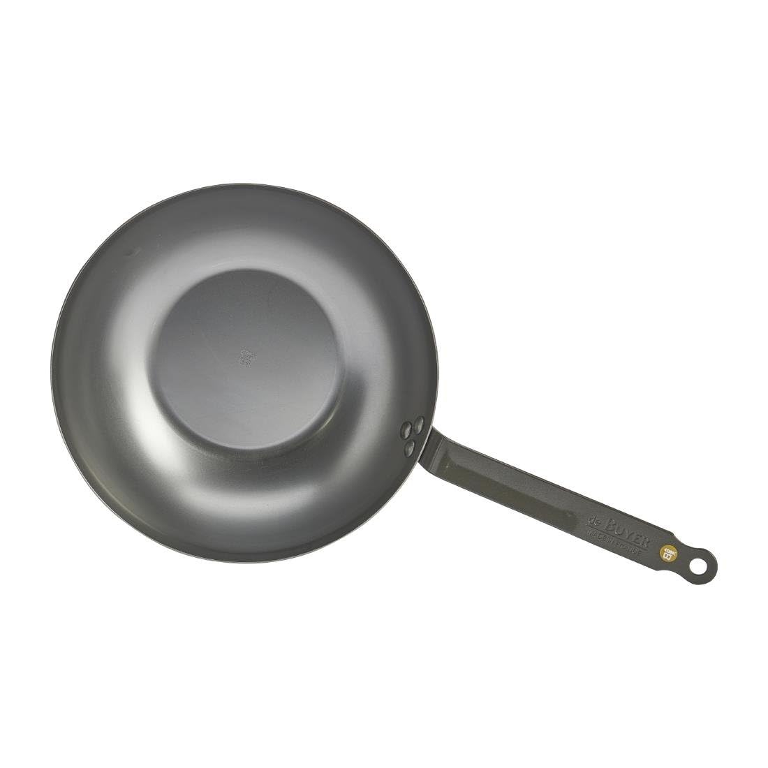 DE BUYER Wokpfanne aus Eisen, Durchmesser 28 cm