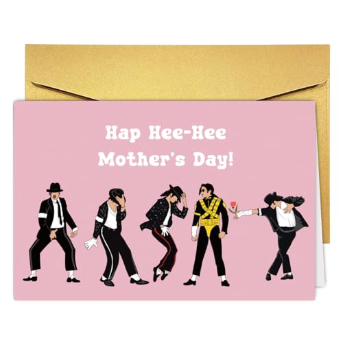 UUEFKTN Happy Mothers Day Card, Mothers Day Gift for Mom Grandma, Music Gift Merch Funny Mothers day Card from Son Daughter, Hap -Hee Hee Mothers Day