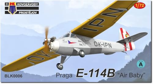 Kovozavody Prostejov Praga E-114 1/72 pour diorama aérodrome rétro