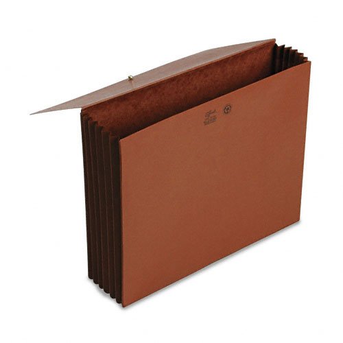 Smead Products - Smead - Extra-Wide 5 In Expansion Wallets W/Elastic Cord, Redrope, Letter, Red - Sold As 1 Each - Top Tab File Folders Fit Neatly Inside The Extra Wide Profile Of This Expanding Wallet Without Bulging Gussets. Gussets Are Fully Lined With Tear-Resistant Tyvek And Feature Rollover Reinforcement At The Top. Tyvek Reinforced Protective Flap With Elastic Closure. Sturdy, Double-Thick Front And Back Panels. Made With Water-Resi - Gussets Are Fully Lined With Tear-Resistant Tyvek #TOP1