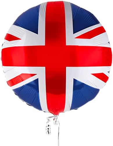 Toyland® 18 Inch Round Union Jack Foil Balloon - British Party Decorations image 4