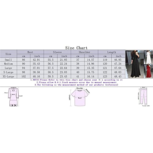 Mercatoo Vestido feminino casual de festa, com gola V, manga comprida, vintage, com borlas, gola V,