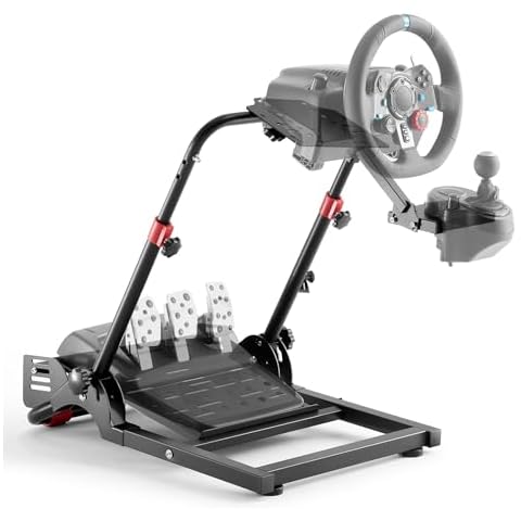 DIWANGUS Racing Wheel Stand Racing Simulator Cockpit Tilt-Adjustable Steering Wheel Stand for Logitech G29 G920 G923 G25 G27 Thrustmaster T300Rs T300Gt T150Rs Supporting TX Xbox PS4 PS5 PC Accessories Cover