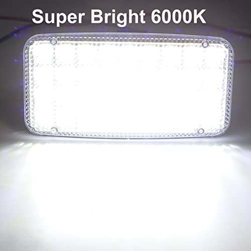 2 luces interiores de 36 LED de bajo consumo con interruptor integrado de 12V 2