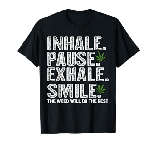 Funny I Smoke Blunt Weed Marijuana Cannabis Pot Smoking 420 T-Shirt