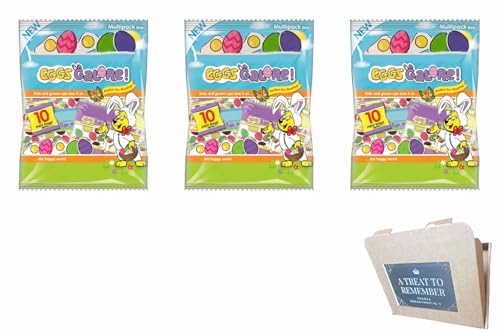 Easter Egg Galore Multipack 3x 160g Happy Easter, 10 Count mini bags inside